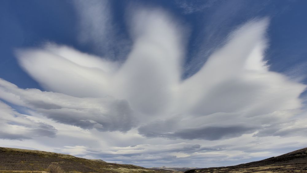 Spannende wolken boven Grimsdalen (Foto: Philip Friskorn)