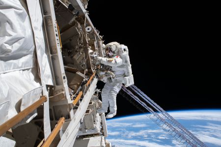 Reparatie aan ruimtestation ISS